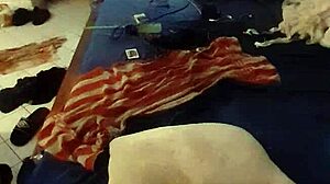 i'm absolutely stunned by this old guy with monster cock in anal cage