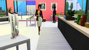 Cinderella milf hardcore fucks in shoe store