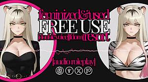 Mistress Feminizes Guy With Strapon In Group