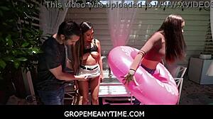 Teen Roommates April Olsen and Gianna Dior in Free Use Fantasy