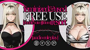 Mistress Feminizes Guy With Strapon In Group