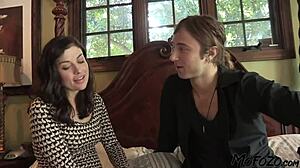 blonde mary gets rough with her father-in-law, not her son, in a wild blowjob and assfucking session