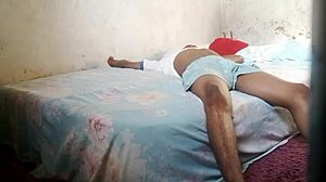 Ebony babe riding that big black cock