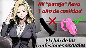 My Boyfriend In Chastity Uses Dildo Instead