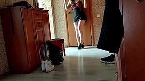 slut stepmom, you gonna fuck your stepson in that skirt?