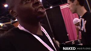 Sucking Multiple 12 Inch Dicks Outdoors