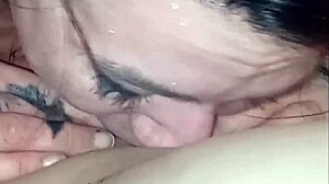 Deep throat compilation with cum swallowing
