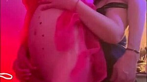 trans girlfriend fucks sexy neighbor's mouth with anal and masturbation.