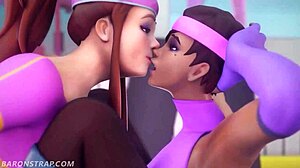 Sombra And Brigitte Having A Naughty Workout With Big Tits 😏