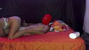 Feeling excited, the dirty stepmother teaches her novice stepson special techniques to please a woman