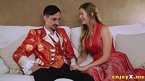 worship that blonde bitch's trimmed pussy as she sucks your cock