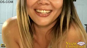 I am Becky Ortega, a Latina MILF in my first porn, getting my ass fucked deep in doggy POV.