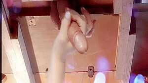 Getting milked with handjob and blowjob, leaking pre cum