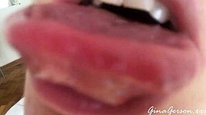 Intriguing Tongue And Saliva Throat Fetish Demonstration By Young Amateurs.