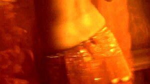 Asian arab girl strips naked while dancing