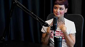 Fazia Atendimento Antes De Seu Expediente Ficou Nervosa Por Achar Que Iriam Comer Seu Cu Fez A Tatuagem Em Uma Suruba E A Sua Exposição - Annie Clementine Watch On Sheer Red