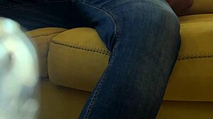 watch me masturbate secretly to strong cumshot and real orgasm?