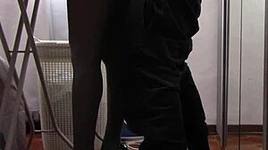 i love the milf with beautiful legs in pantyhose getting touched and fucked roughly.