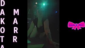 dakota marr teases beaver while pole dancing in nebraska club