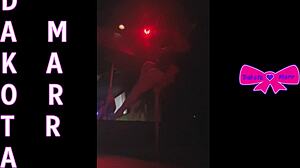 dakota marr teases beaver while pole dancing in nebraska club