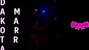 dakota marr teases beaver while pole dancing in nebraska club