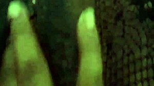 Dirty slutty maid in thong and lingerie peeing indoors with her hairy pussy exposed