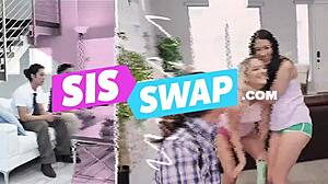 Tiny tits blonde teen 18+ stepsis angel gets pussy slammed hard