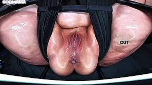 beg the bbw to squirt her huge wet pussy on you