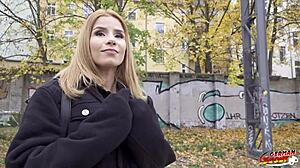 Deep anal sex casting for skinny colombian teen Ashley Rose