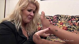Milf Boss Demands Foot Worship