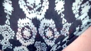 fat bbw plays with ass pussy and tits outdoor in car