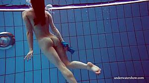 Tight Pussy In Blue Bikini Underwater