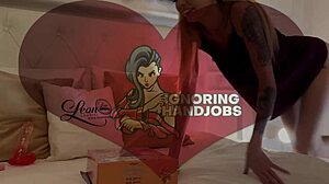 i jerk off to her sexy ass in thong for valentines