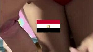 Ever seen such a wild Arab couple with big natural tits in dirty talk and creampie action?