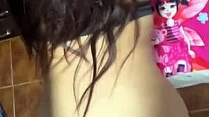 Ever seen such a wild Arab couple with big natural tits in dirty talk and creampie action?