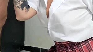 virgin girl sucks in real amateur casting 😏