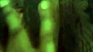 Dirty slutty maid in thong and lingerie peeing indoors with her hairy pussy exposed