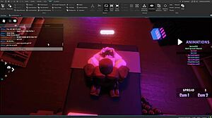 White Roblox Girl Meets Black Character in Virtual World