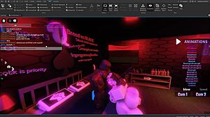 White Roblox Girl Meets Black Character in Virtual World