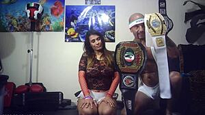 Pornstar Champion Fucks Big Breast Babe in Camel Clutch