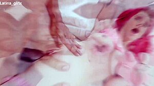 first anal for white redhead girl, only anal cum in mouth with atena rouse