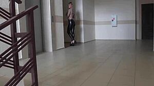 Russian Femdom Dominates with Tongue in 4K Homemade Roleplay