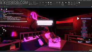 White Roblox Girl Meets Black Character in Virtual World