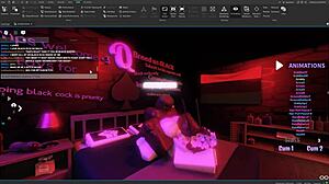 White Roblox Girl Meets Black Character in Virtual World