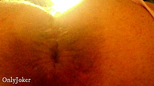 amazing solo ass play with fingering and worship