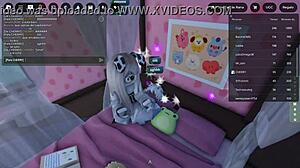 Big-Titted Cheating Whore Fucks While Boyfriend Jerks