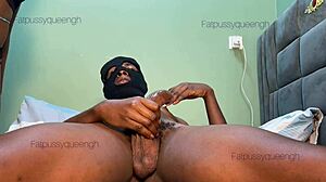 sexy petite 18+ ebony with pink juicy pussy gets fucked hard in doggystyle and moans loud. clothes ripped during quickie creampie.