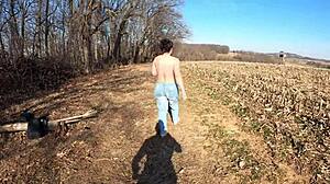 Humiliating Pantsing of Mature Wife's Big Ass