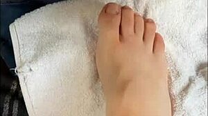 Chatting with followers while showing off my sexy bare feet.