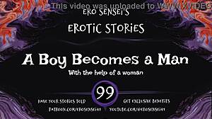 listen to this erotic audio, become a man by masturbating to orgasm?